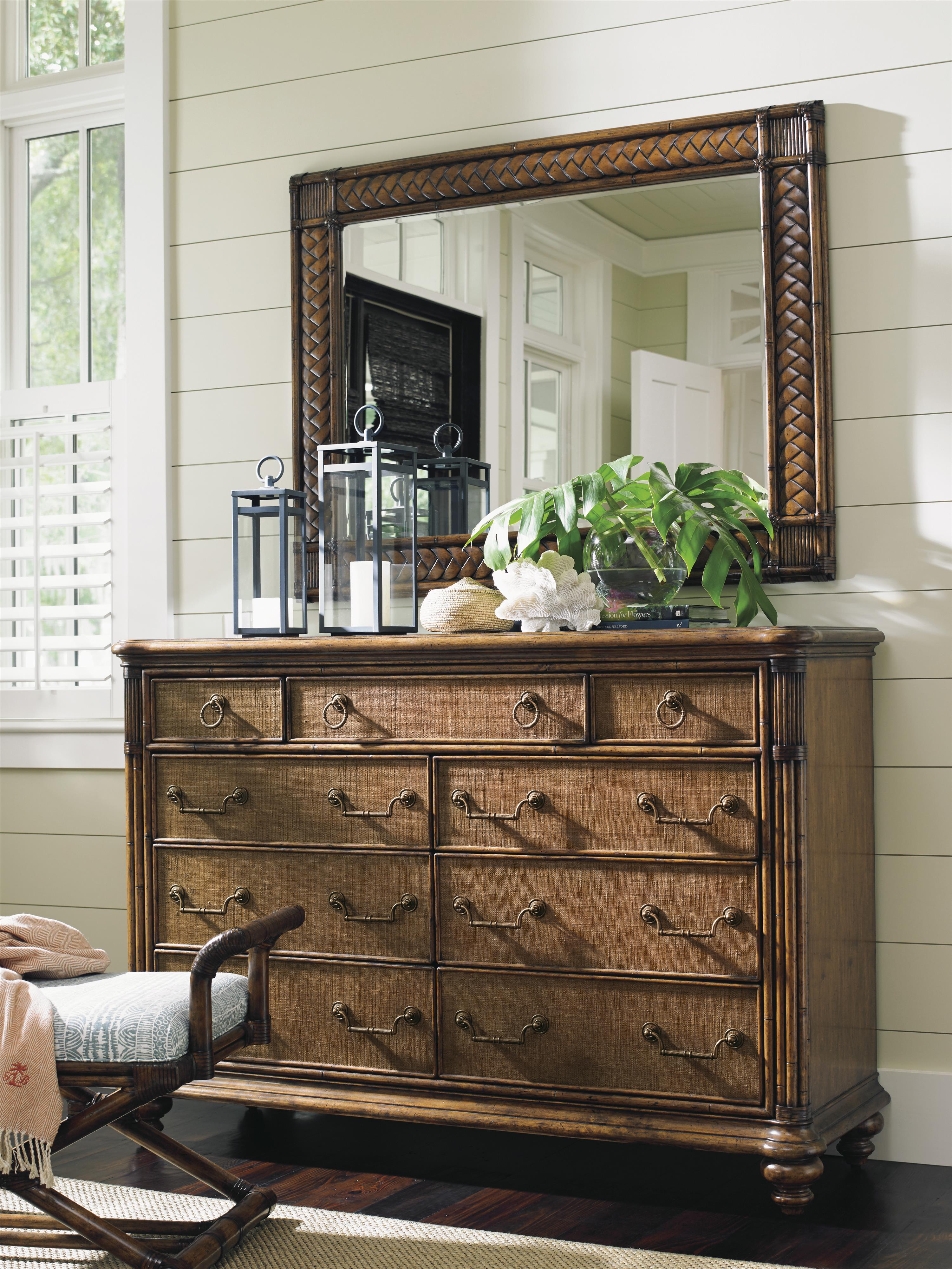 Tommy Bahama Home Bali Hai BAL580100 9 Drawer Dresser | HomeWorld